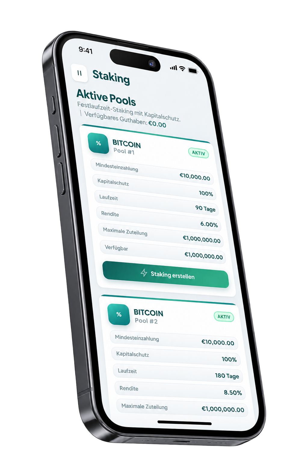 Staking auf der Nexora-Plattform